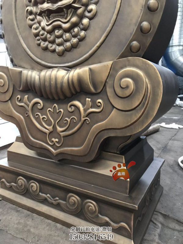 仓山抱箍铸造观赏型，露天雕塑，铸铜抱箍雕塑订做