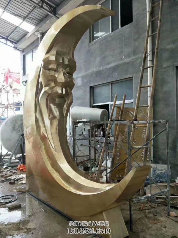 福州公园月老雕塑 创意企业摆件 美陈神话雕塑