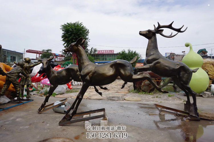 长乐户外小鹿批发,动物雕塑,梅花鹿铜雕塑供求 长乐户外小鹿批发,动物雕塑,梅花鹿铜雕塑供求